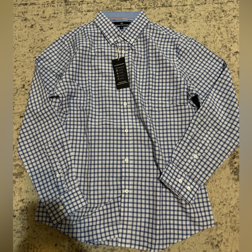 💙NEW💙Men's Blue Checkered Shirt
